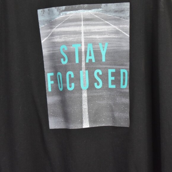 Athletic Works Tank XXL Womens Size 20 Graphic Print Stay Focused Workout Gym - Picture 2 of 7